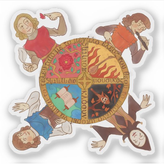 Poioumenon Logo Sticker (Voorkant)