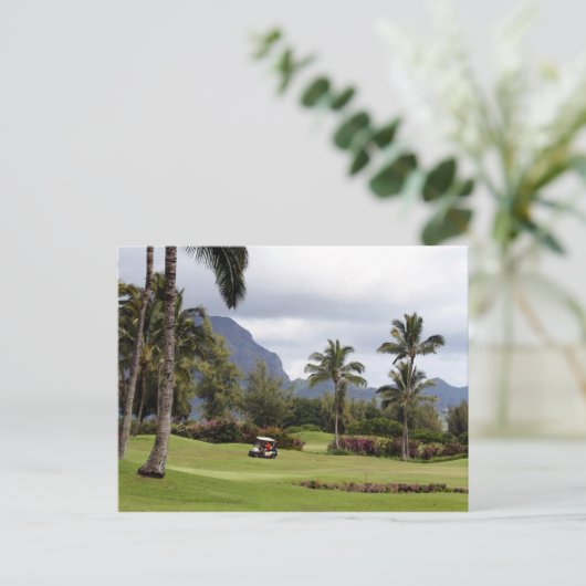 Poipu Bay Golf Course, Kauai, Hawaii Briefkaart (Staand voorkant)