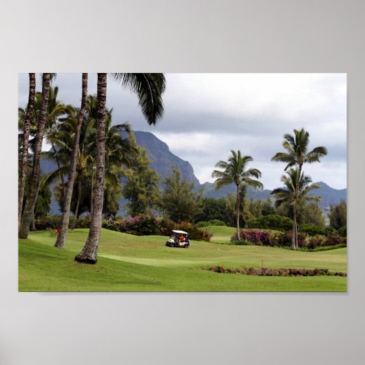 Poipu Bay Golf Course, Kauai, Hawaii Poster (Voorkant)