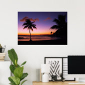 Poipu Beach - Kauai, Hawaii Poster (Thuiskantoor)