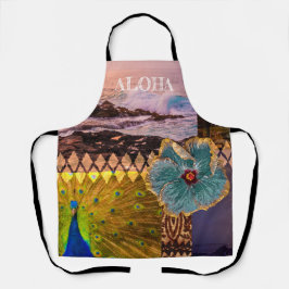 Poipu Sunrise, Kauai Hawaiian Collage Schort