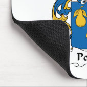 Poirier Family Crest Muismat (Hoek)