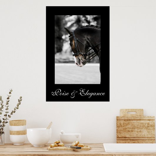 Poise & Elegance Poster (Keuken)
