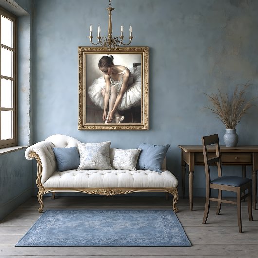 Poised Ballerina Dancer Decoupage Tissuepapier