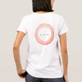 Poised Not Passive Ballet Enso Minimalist Ballet T-shirt (Achterkant)