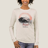 Poised Not Passive Ballet Enso Minimalist Ballet Tri-Blend Shirt (Voorkant)