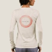 Poised Not Passive Ballet Enso Minimalist Ballet Tri-Blend Shirt (Achterkant)