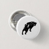 Poised Step, Alert Smile Ronde Button 3,2 Cm (Voorkant /achterkant)