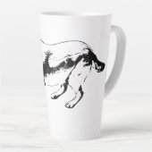 Poised Stride – zijprofiel Latte Mok (Rechterhoek)