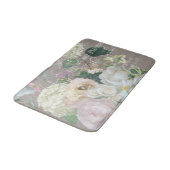 Poised Taupe French Market Floral Peonies Badmat (Gekanteld)