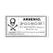 POISON Apothecary Label Rubber Stamp Rubberstempel (Afrduk)