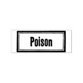 POISON Apothecary  Label Rubber Stempel (Afrduk)