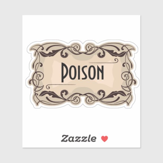 Poison Apothecary Vertical Label (Vel)