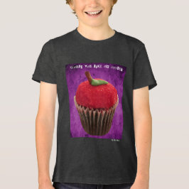 Poison Apple Cupcake Tri-Blend Shirt