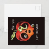 Poison Apple Halloween Briefkaart (Voorkant / Achterkant)