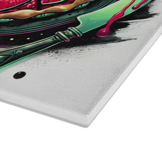 Poison Apple Pie – Een sinister stukje Halloween Snijplank (Hoek)