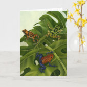 Poison Arrow Frogs Kaart (Gele Bloem)