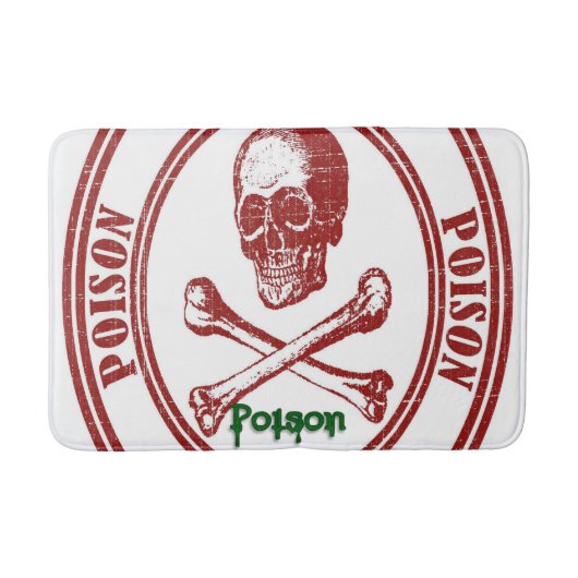 Poison Bathroom Bathmat Badmat (Voorkant)