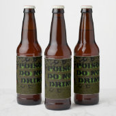 Poison Bottle Labels Halloween Industrial Grunge Bier Etiket (Flessen)