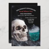 Poison Brew Halloween Invitation Kaart (Voorkant / Achterkant)