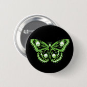 Poison Butterfly Ronde Button 5,7 Cm (Voorkant /achterkant)