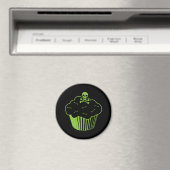 Poison Cupcake Magneet (Insitu (Vaatwasser))