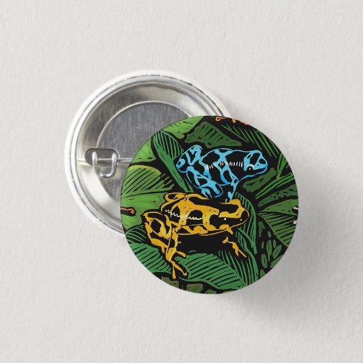 Poison Dart Frog Button (Voorkant /achterkant)