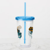 Poison dart frog cartoon illustratie acryl drinkbeker (Rechts)