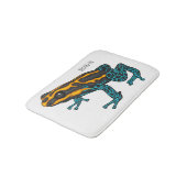 Poison dart frog cartoon illustratie badmat (Gekanteld)