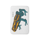 Poison dart frog cartoon illustratie badmat (Voorkant Verticaal)