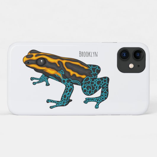 Poison dart frog cartoon illustratie Case-Mate iPhone case (Achterkant (horizontaal))