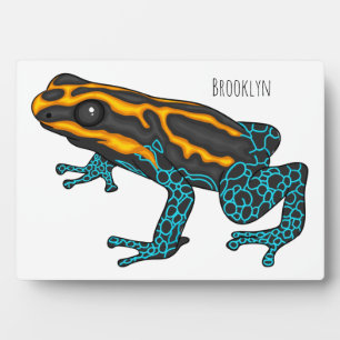 Poison dart frog cartoon illustratie fotoplaat
