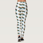 Poison dart frog cartoon illustratie leggings (Achterkant)