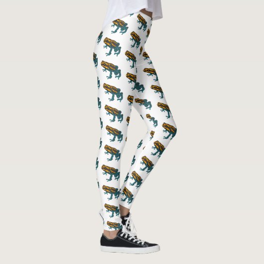 Poison dart frog cartoon illustratie leggings (Rechts)