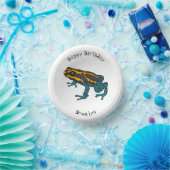 Poison dart frog cartoon illustratie papieren kommen (Feest)