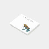 Poison dart frog cartoon illustratie post-it® notes (Schuin)