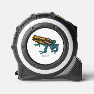 Poison dart frog cartoon illustratie rolmaat