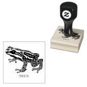 Poison dart frog cartoon illustratie rubberstempel (Gestempeld)