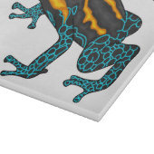 Poison dart frog cartoon illustratie snijplank (Hoek)
