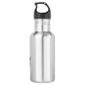 Poison dart frog cartoon illustratie waterfles (Achterkant)