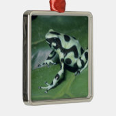 Poison Dart Frog (Dendrobates auratus) Cahuita Metalen Ornament (Rechts)