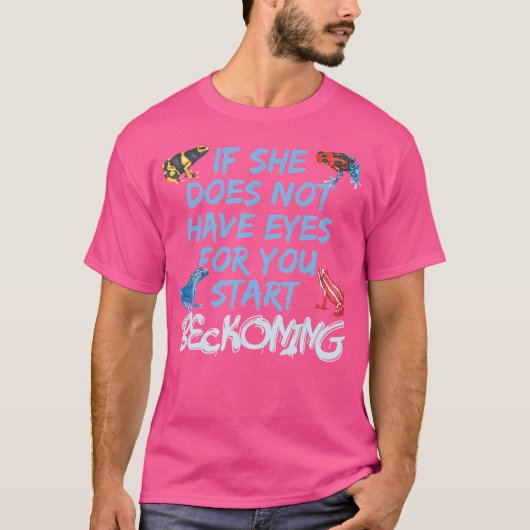 Poison Dart Frog Dendrobates Beckoning Frog Keeper T-shirt (Voorkant)