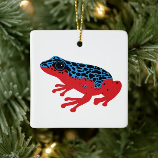 Poison Dart Frog Keramisch Ornament (Boom)