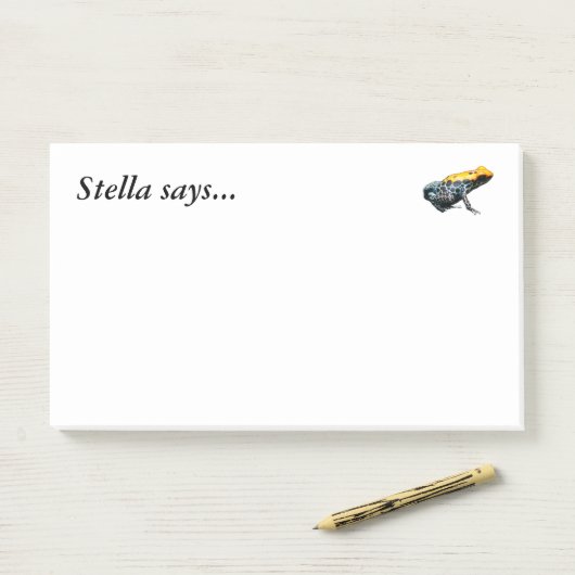 Poison Dart Frog Post-it® Notes (Op bureau)