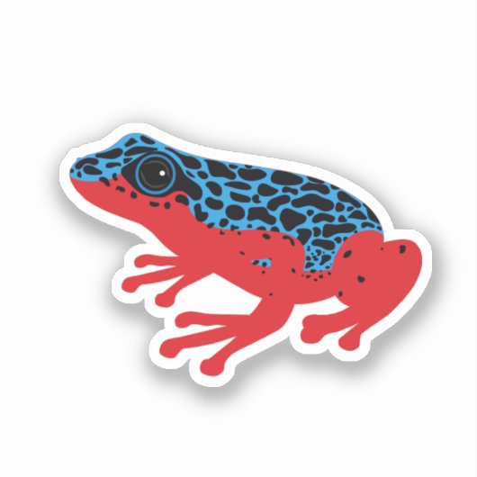 Poison Dart Frog Sticker (Voorkant)