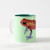 Poison Dart Frog Tweekleurige Koffiemok (Voorkant links)