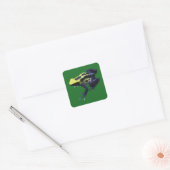 Poison Dart Frog Vierkante Sticker (Envelop)