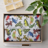 Poison Dart Frogs, kinder amfibische boomkikker Tissuepapier (Geschenk)