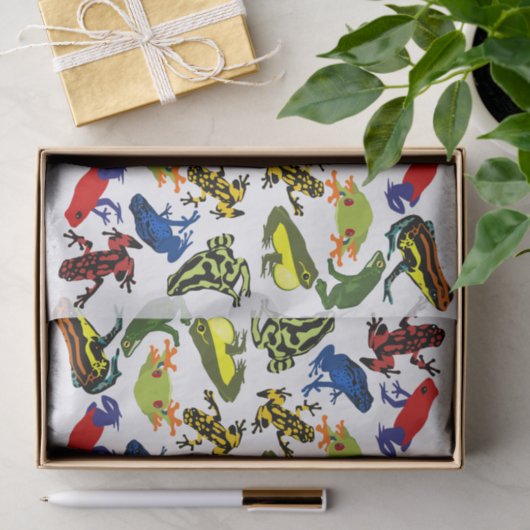 Poison Dart Frogs, kinder amfibische boomkikker Tissuepapier (Geschenk)