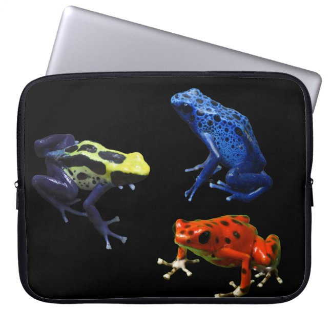 Poison Dart Frogs Laptop Sleeve (Voorkant)